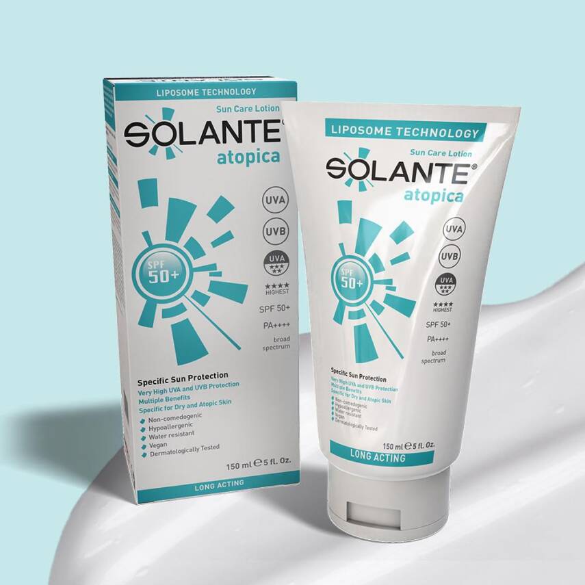 Solante Atopica Güneş Koruyucu Losyon Spf 50 Faktör 150 ml Atopik Ciltler
